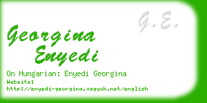 georgina enyedi business card
